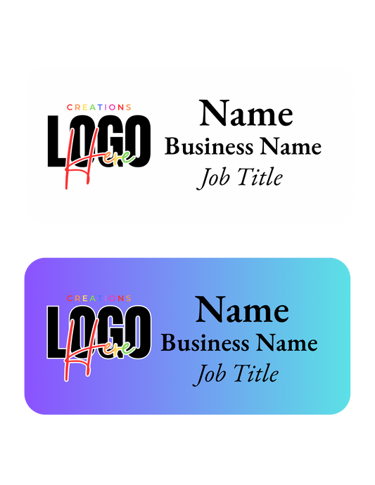 Metal Magnetic Name Tag